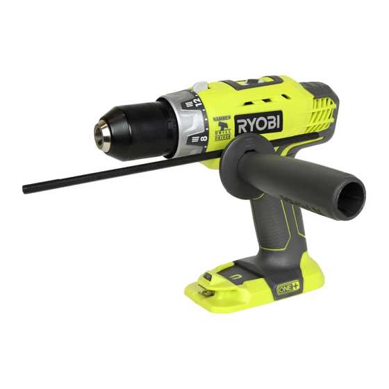 ryobi hammer drill instruction manual