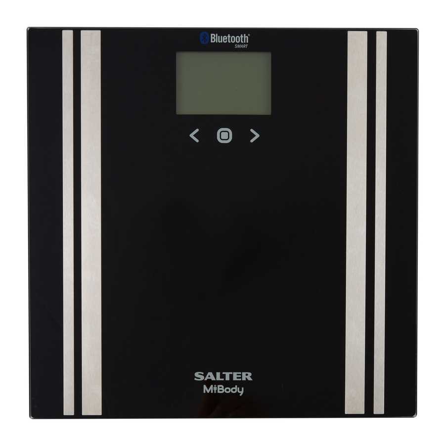salter bathroom scales instruction manual