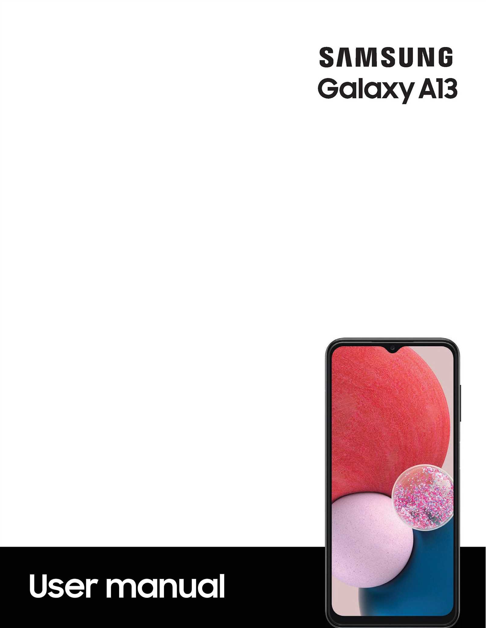 samsung galaxy a13 5g instruction manual