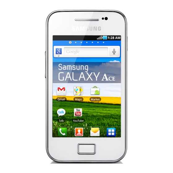 samsung galaxy ace instruction manual