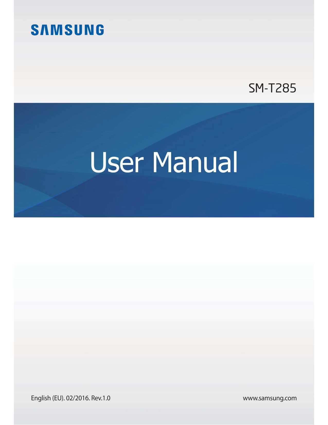 samsung tablet instructions manual