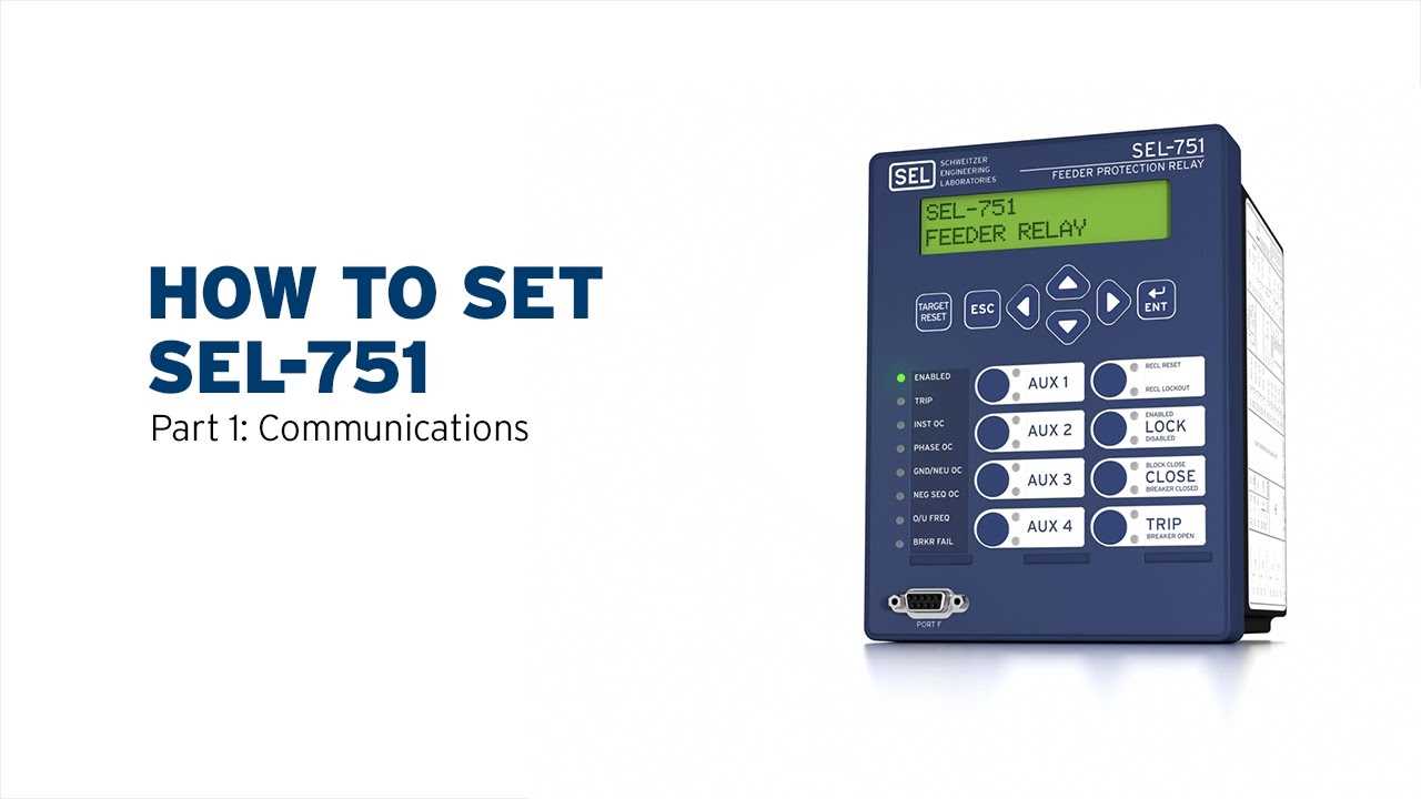 sel 751a relay instruction manual