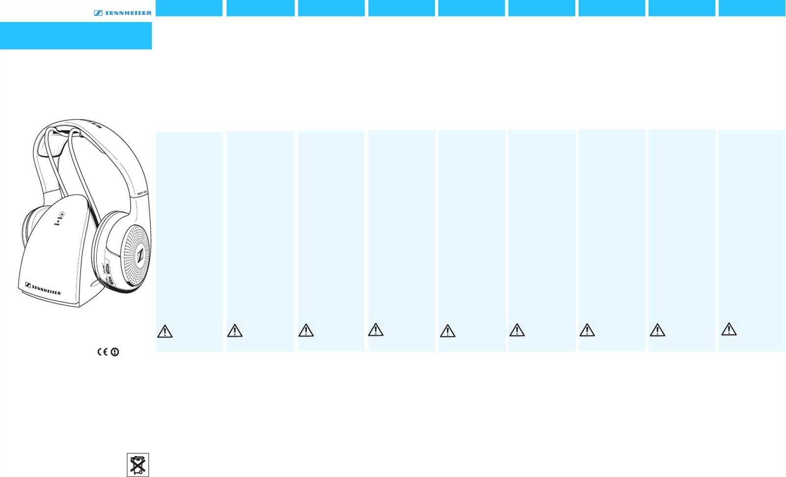 sennheiser headphones instruction manual
