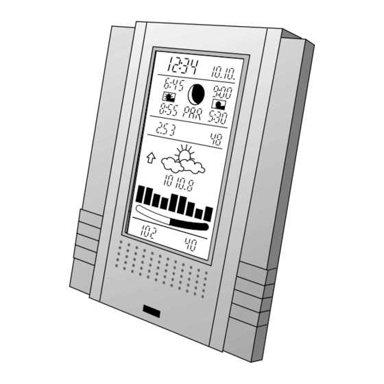 sharp weather station spc775 instructions manual