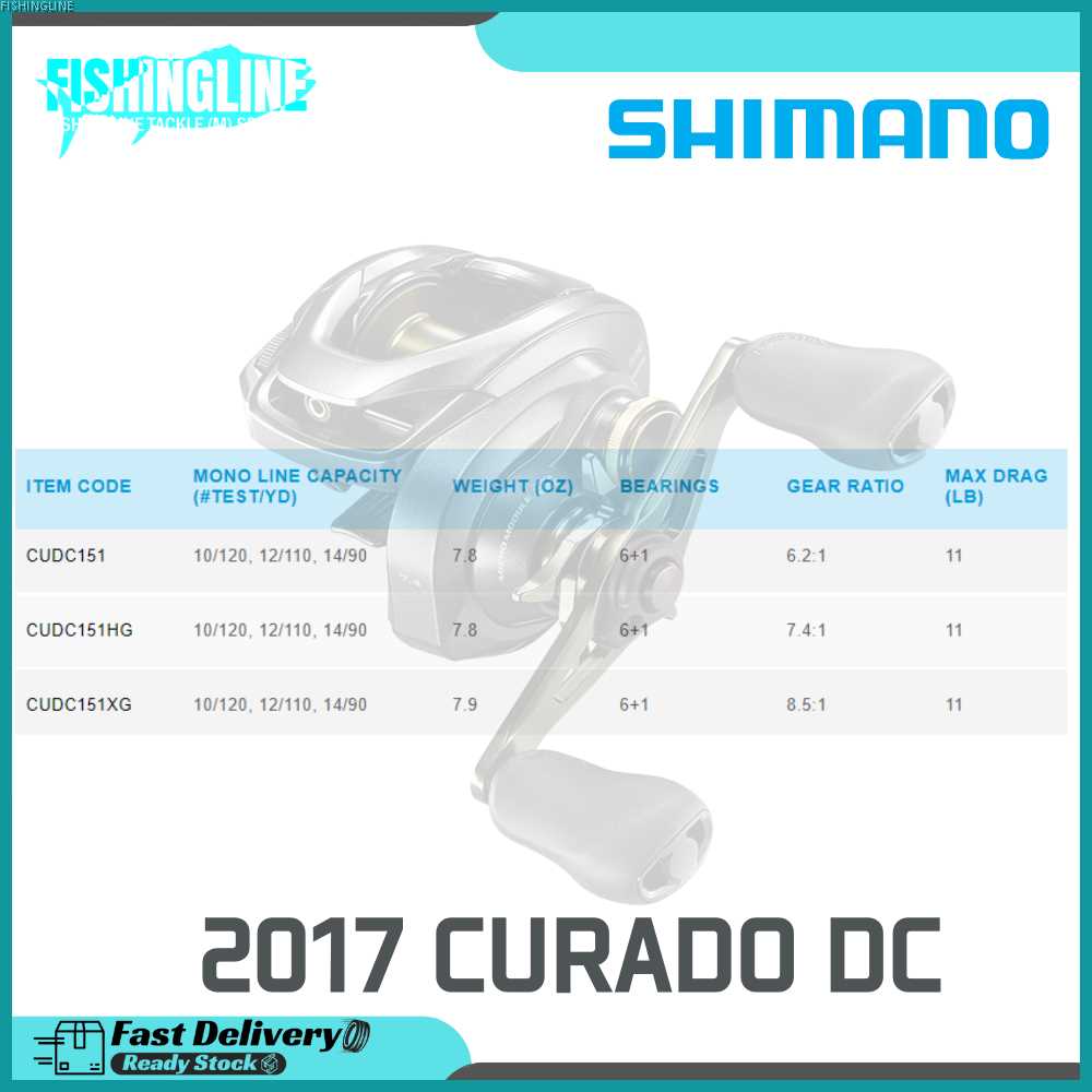 shimano curado dc instruction manual