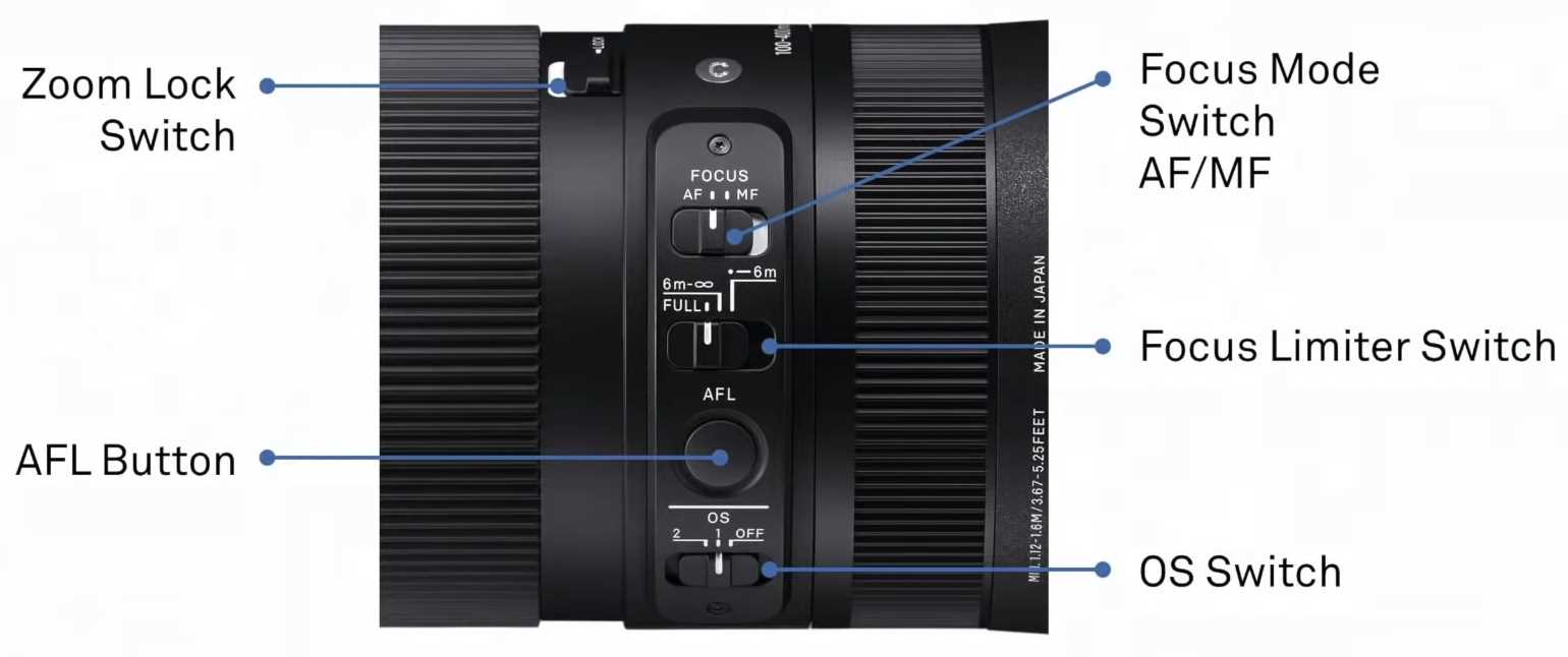 sigma 100 400 instruction manual