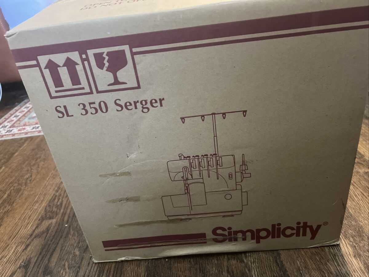 simplicity serger sl350 instruction manual