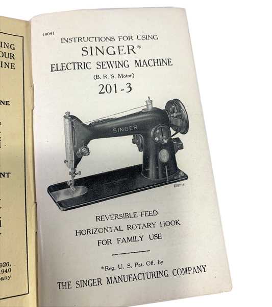 singer 403a instruction manual