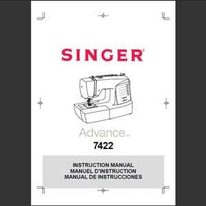 singer 7422 instruction manual