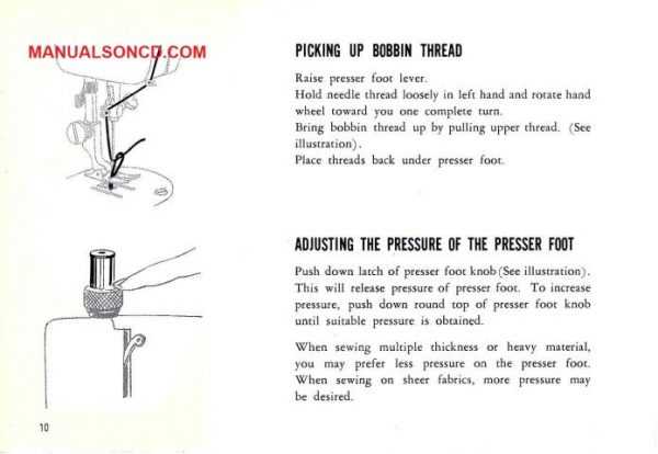 singer genie 354 instruction manual