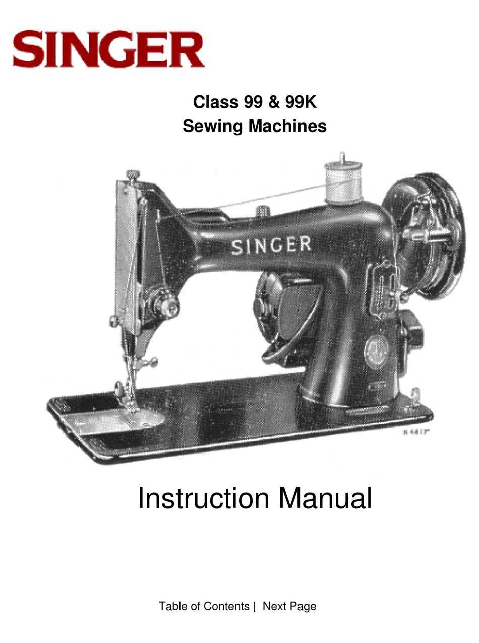 singer instruction manual download