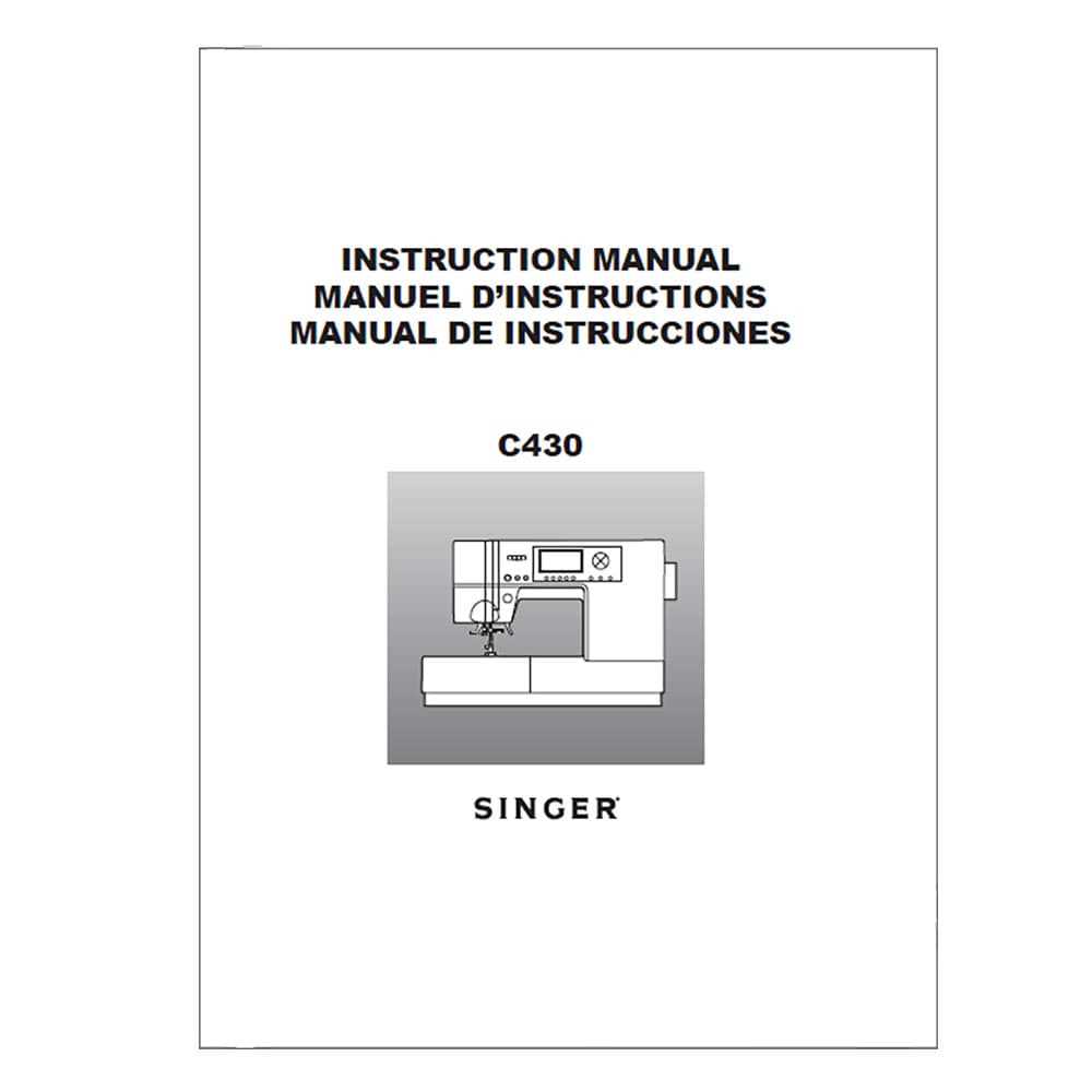 singer model 9410 instruction manual