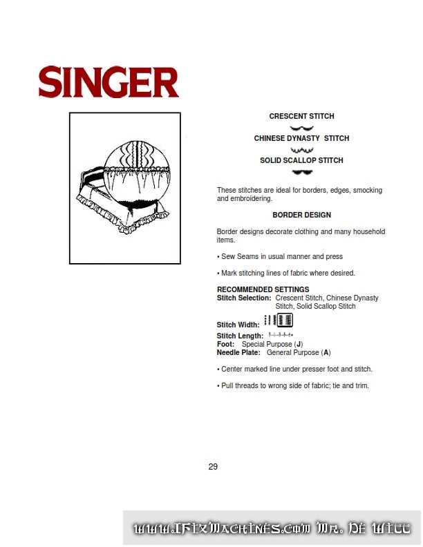 singer model 9410 instruction manual