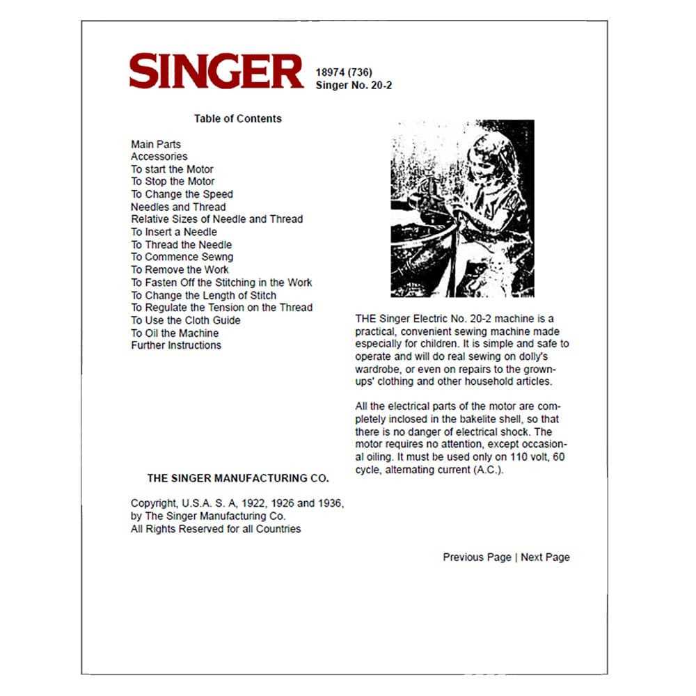 singer simple instruction manual