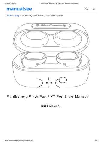 skullcandy indy instruction manual