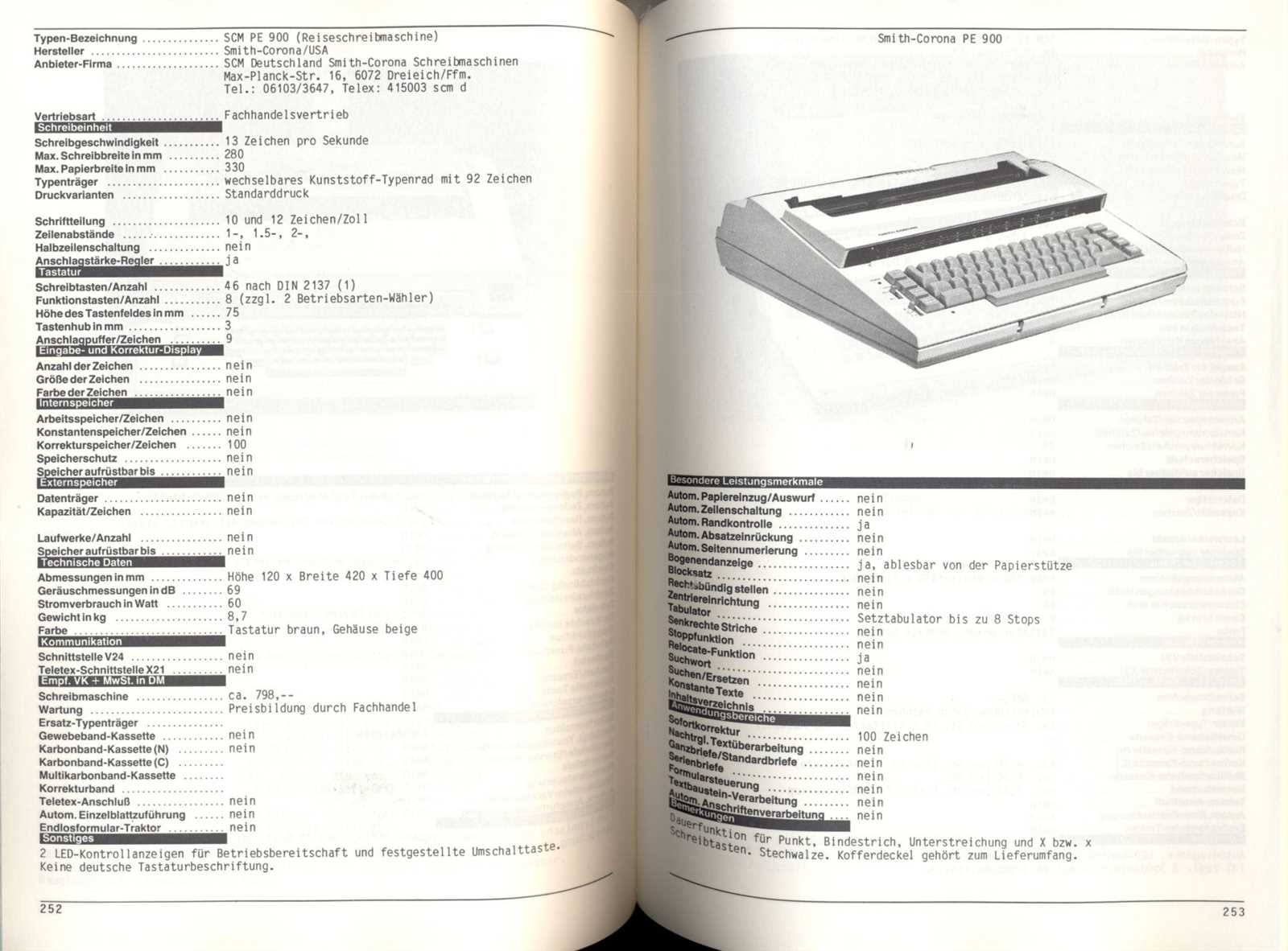 smith corona electric typewriter instruction manual