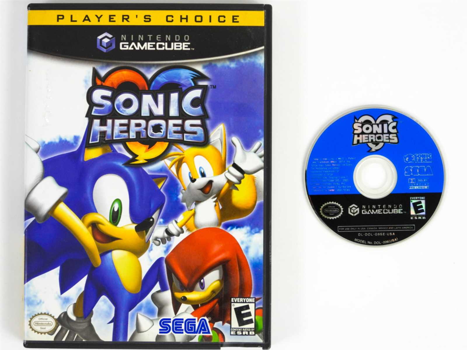 sonic heroes instruction manual