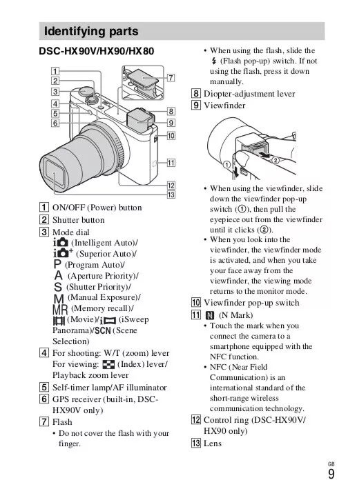 sony cyber shot dsc h300 instruction manual