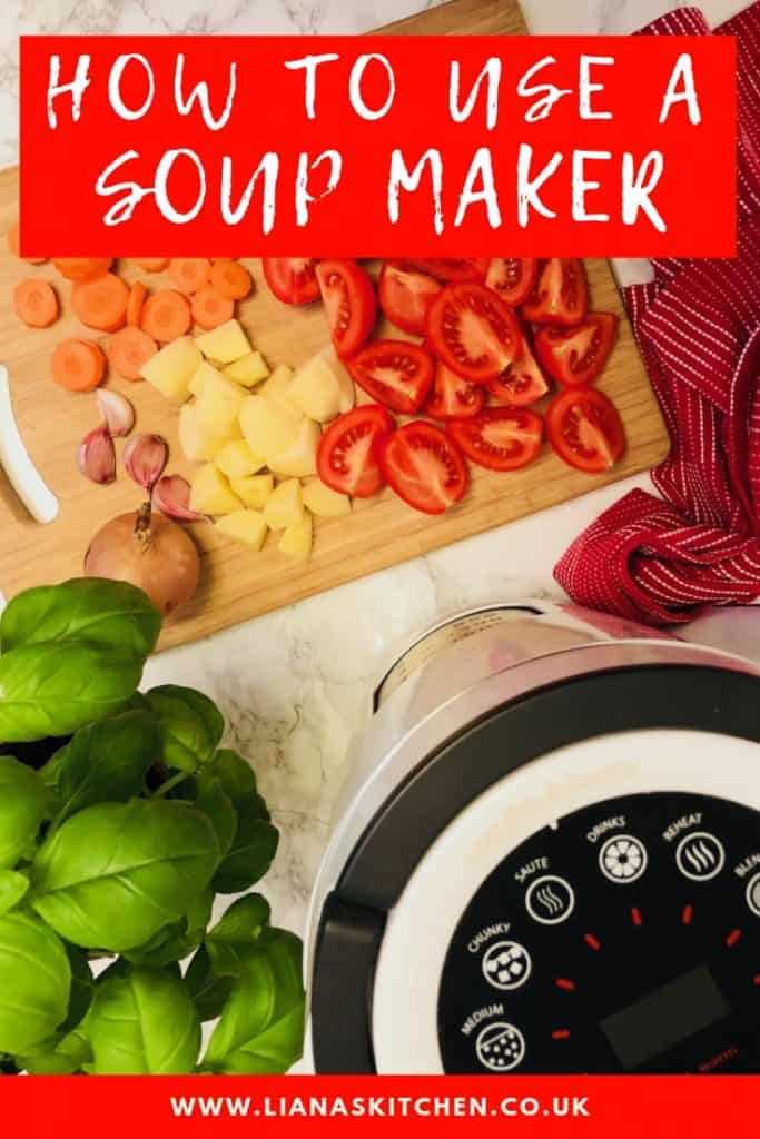 soup maker instruction manual