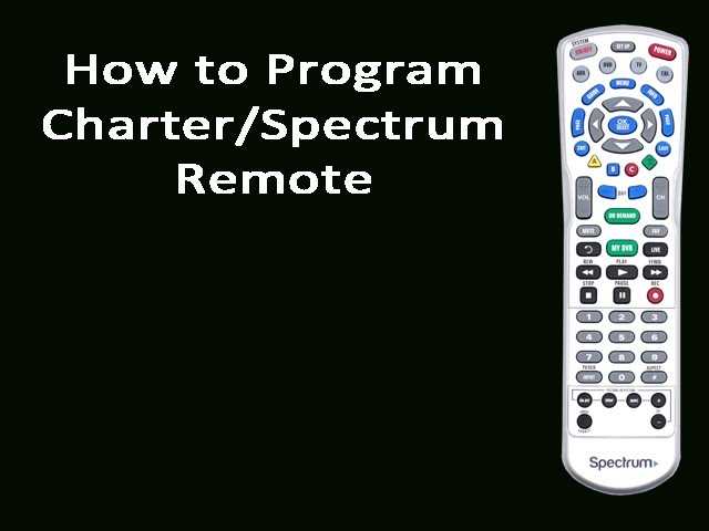 spectrum remote instruction manual