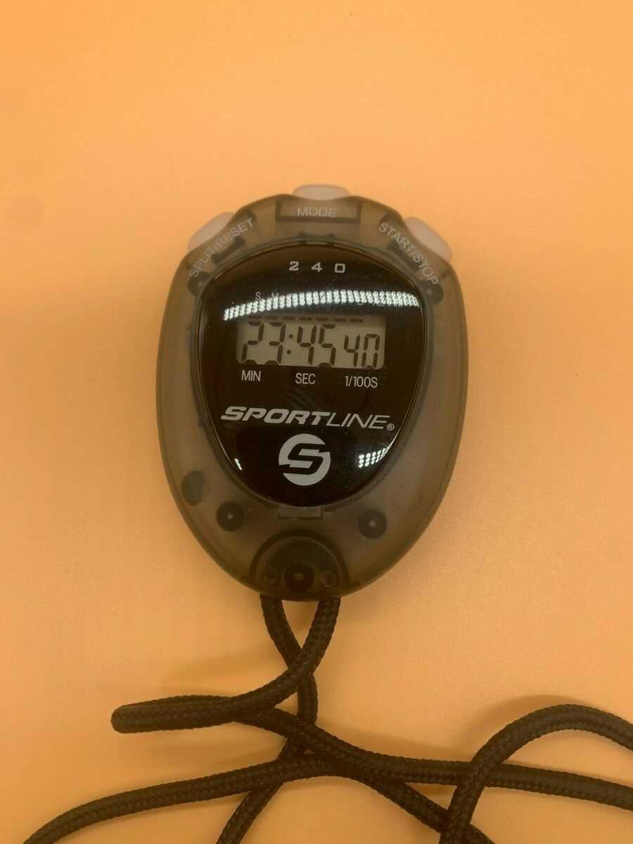 sportline 240 stopwatch instruction manual