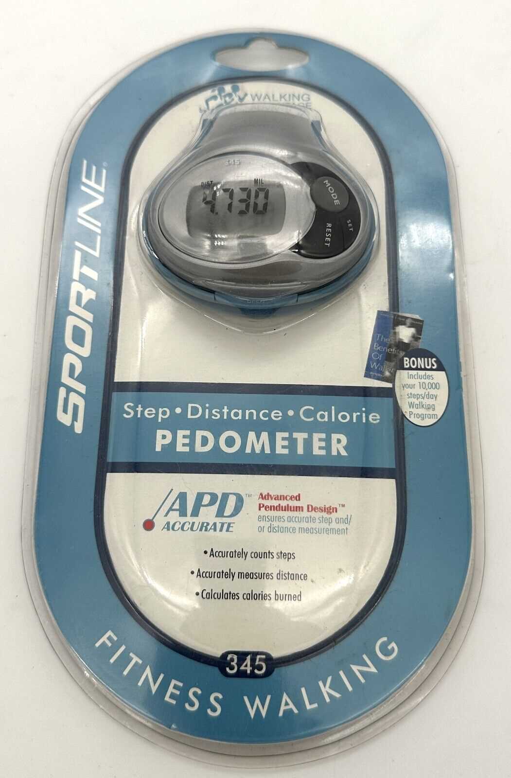 sportline 345 pedometer instruction manual