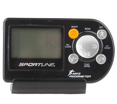 sportline pedometer instruction manual