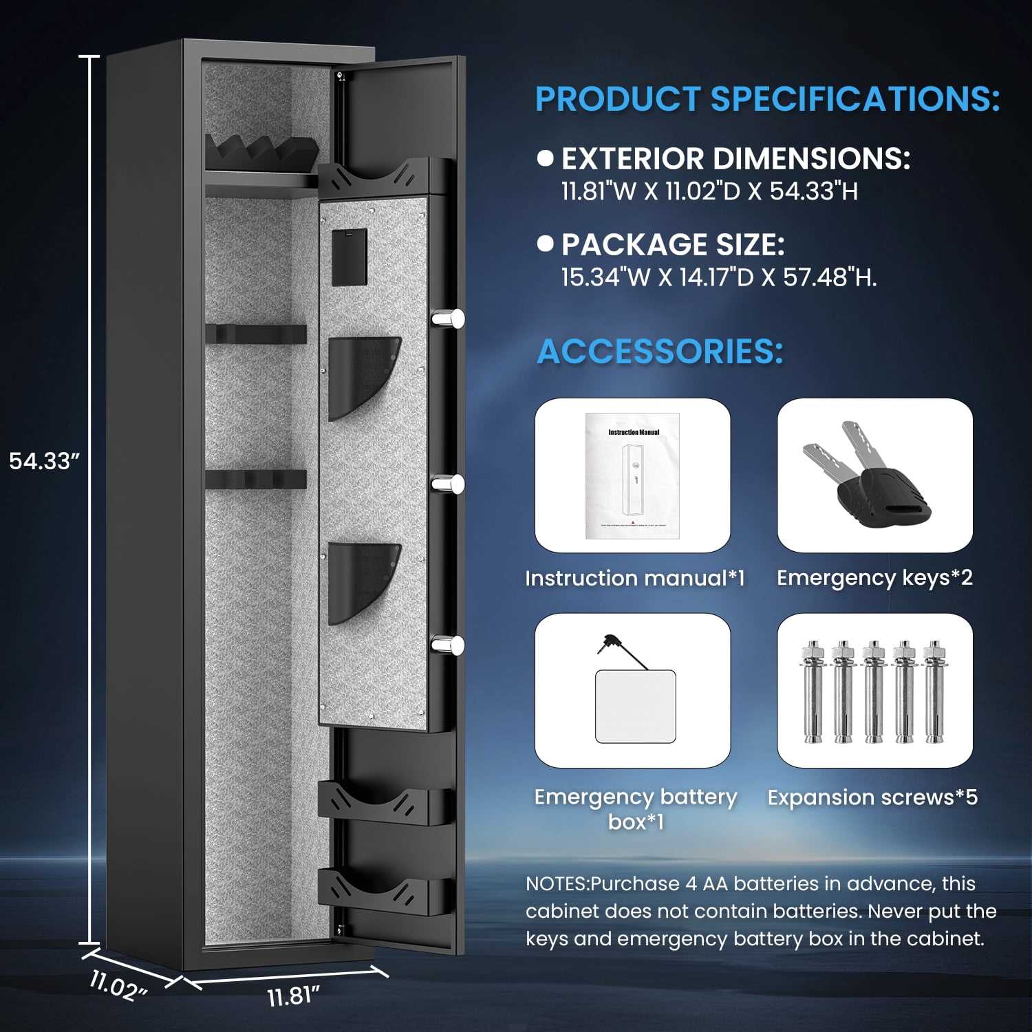 stack on safe instruction manual