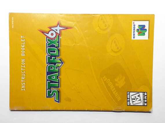 star fox 64 instruction manual