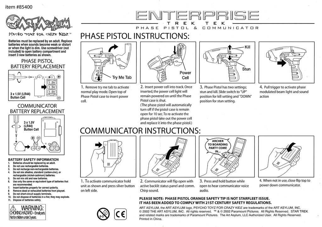 star trek legacy instruction manual