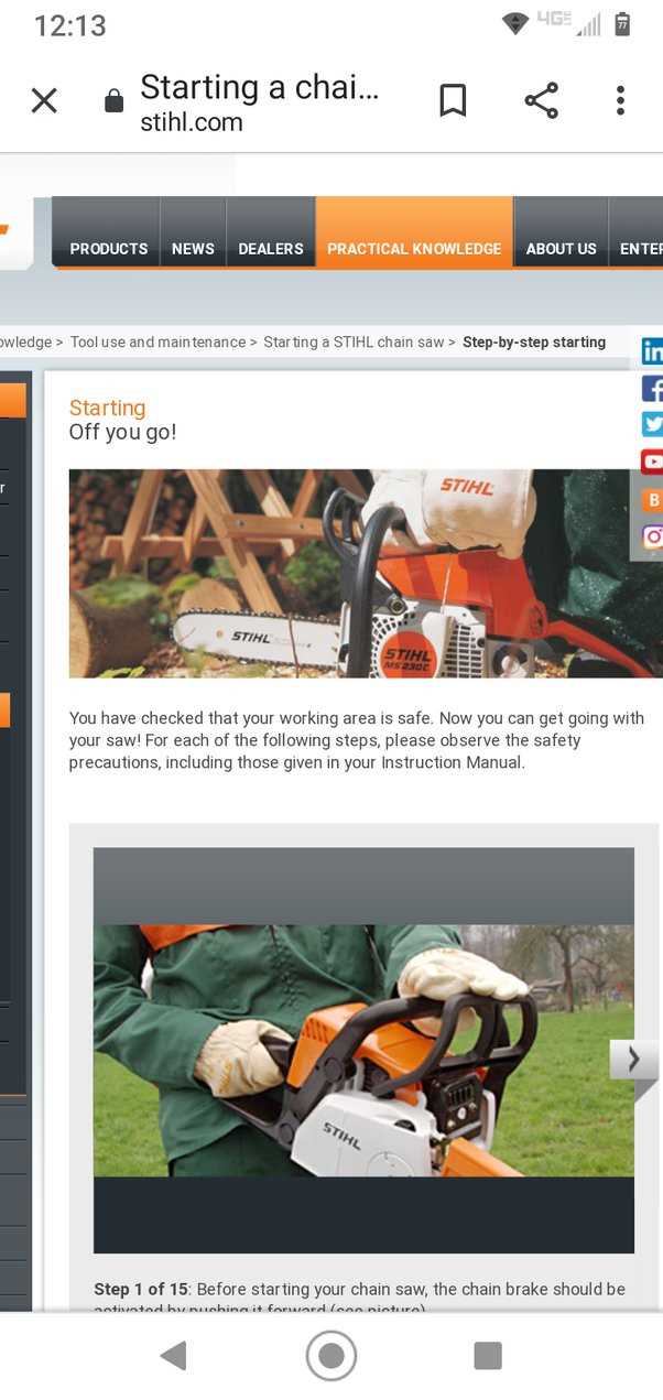 stihl ms 250 instruction manual