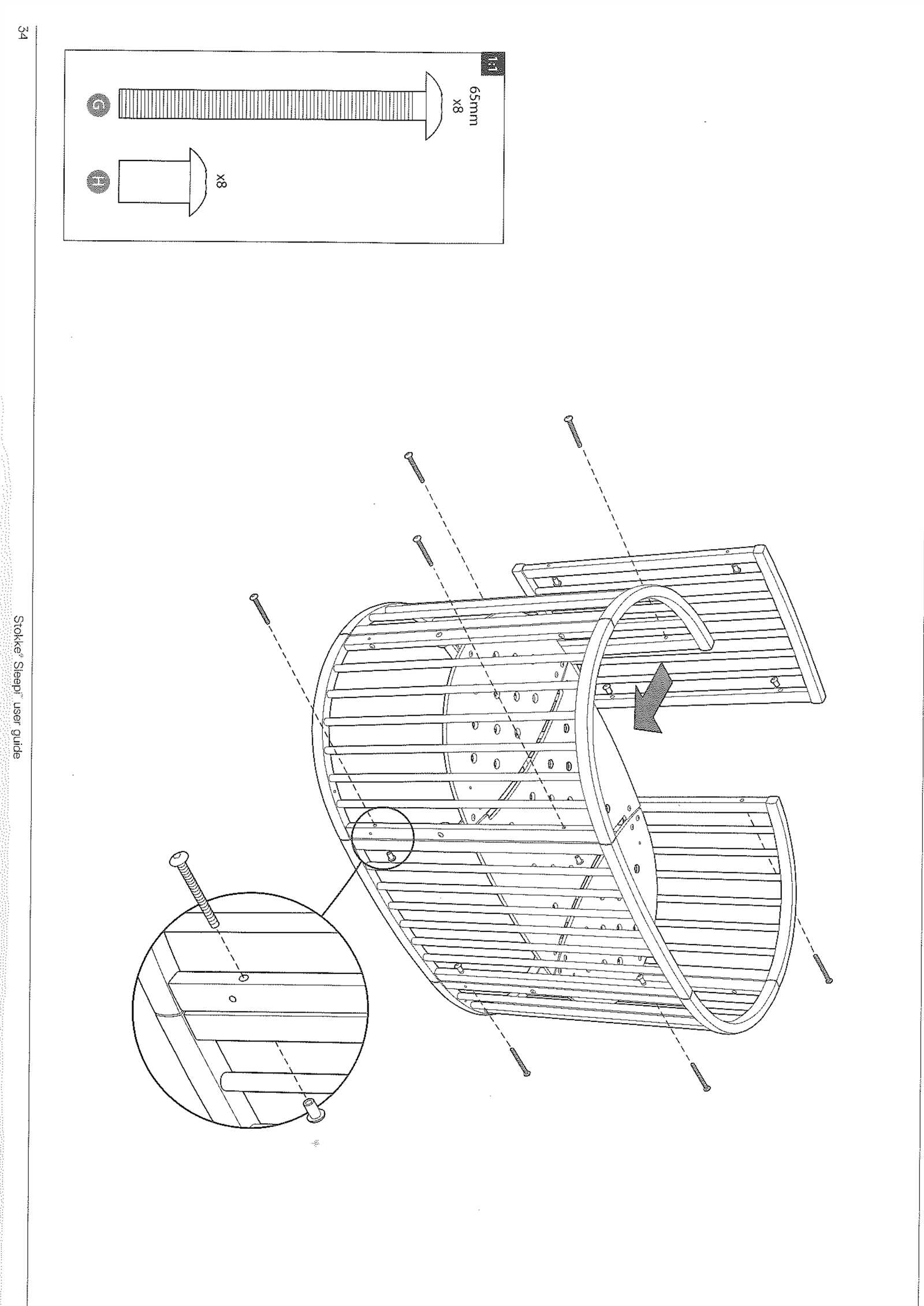 stokke crib instruction manual