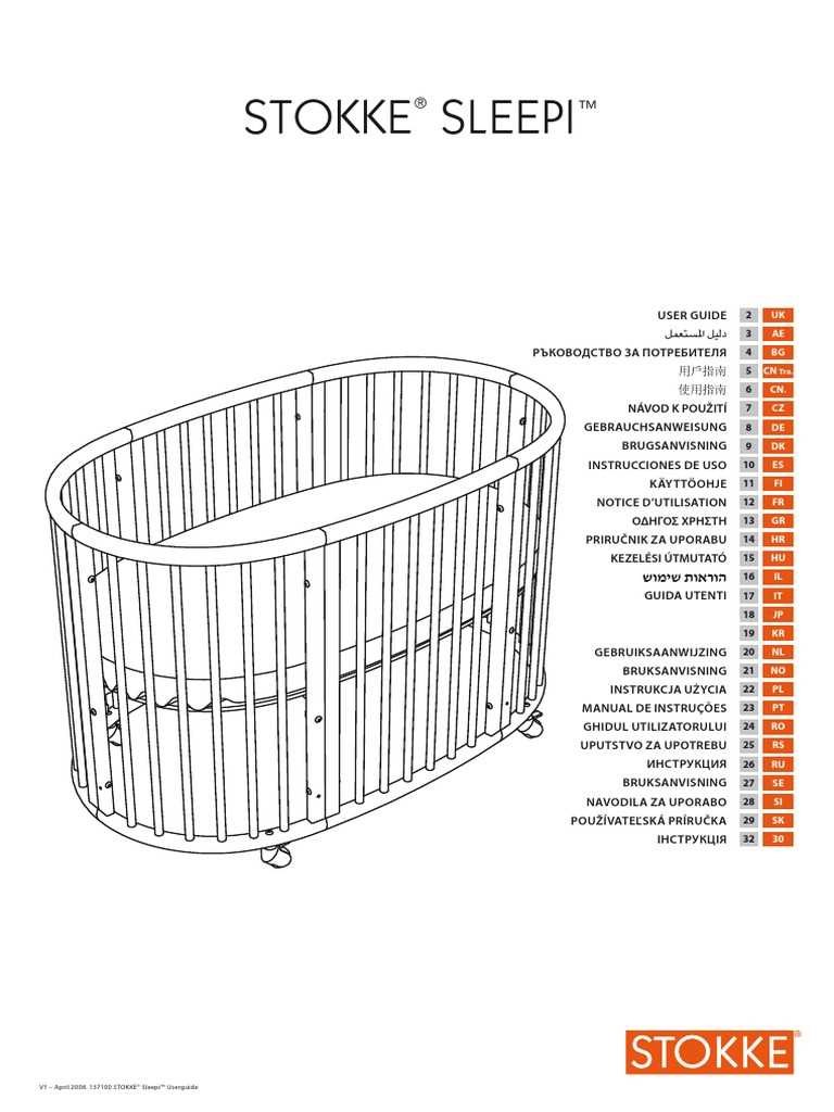 stokke sleepi mini crib instruction manual