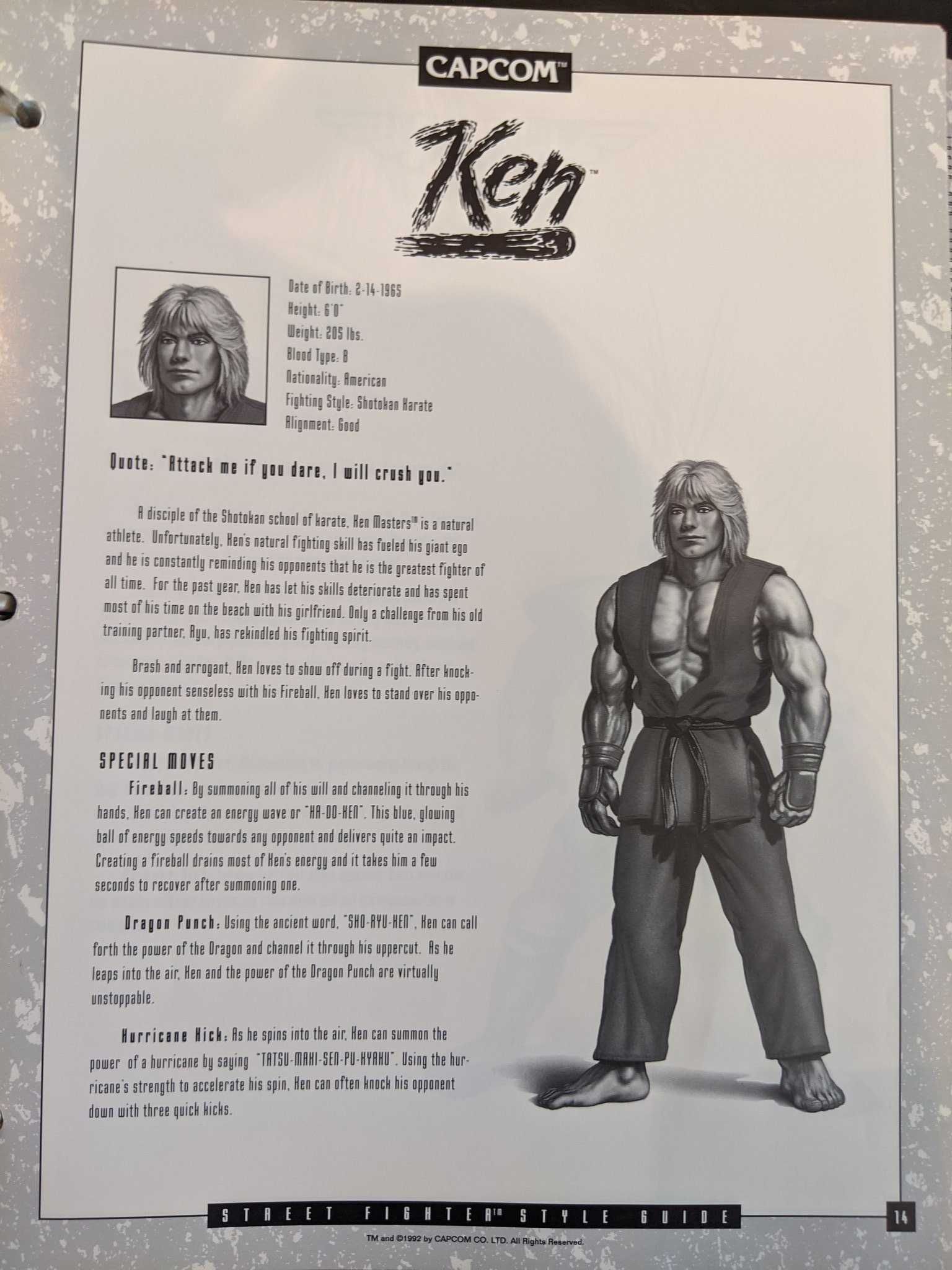 street fighter 2 instruction manual