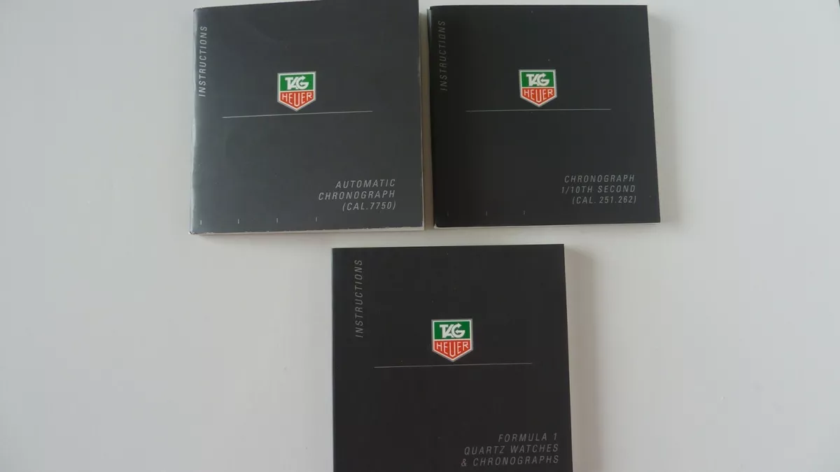 tag heuer instruction manual