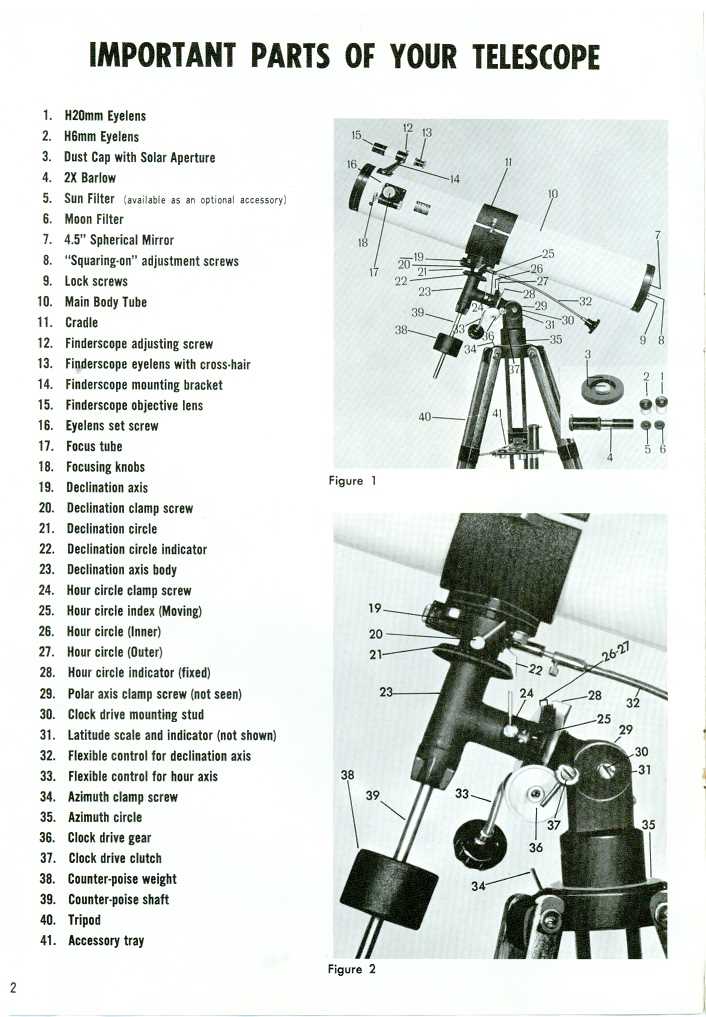 tasco galaxsee telescope instruction manual