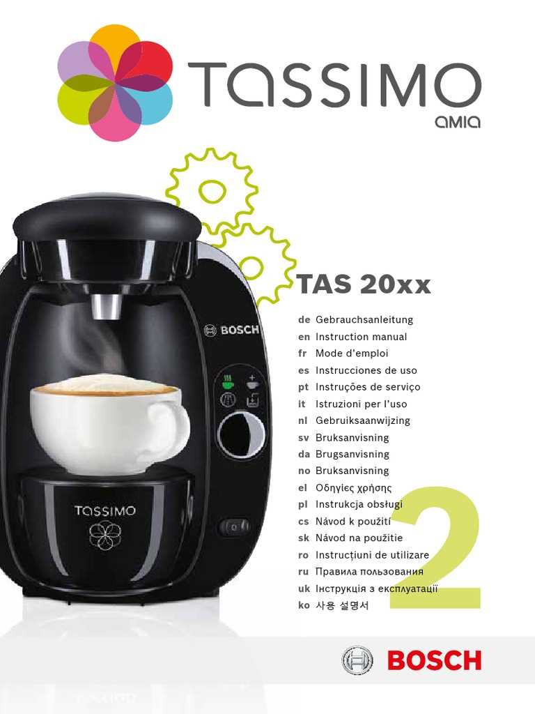 tassimo t20 instructions manual