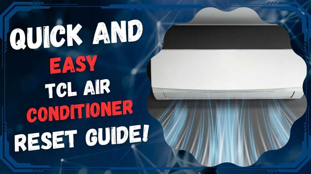 tcl air conditioner instruction manual