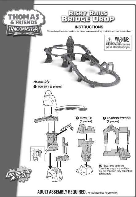 thomas trackmaster instructions manuals