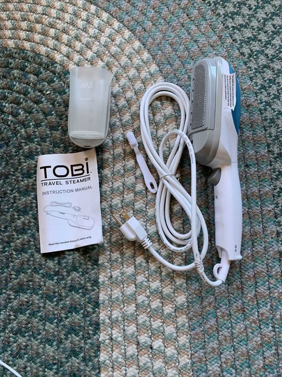 tobi platinum steamer instruction manual