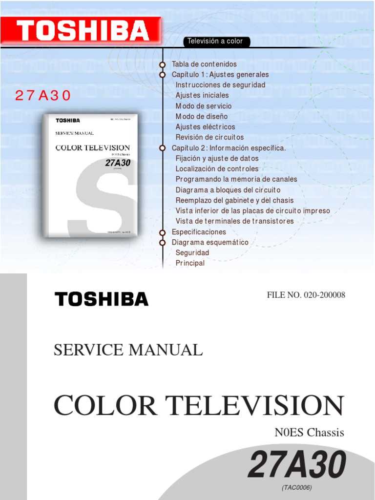 toshiba tv instruction manuals