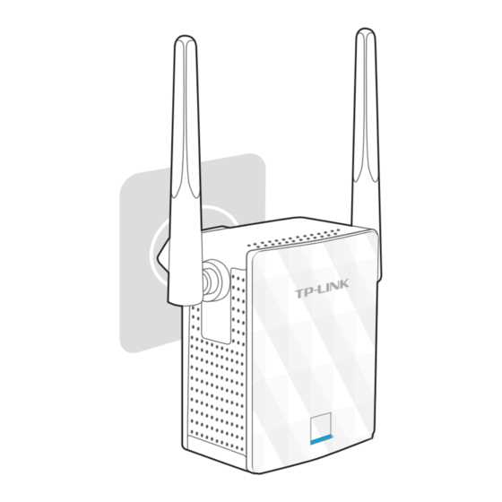 tp link extender instruction manual