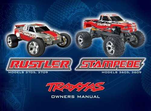 traxxas rustler instruction manual