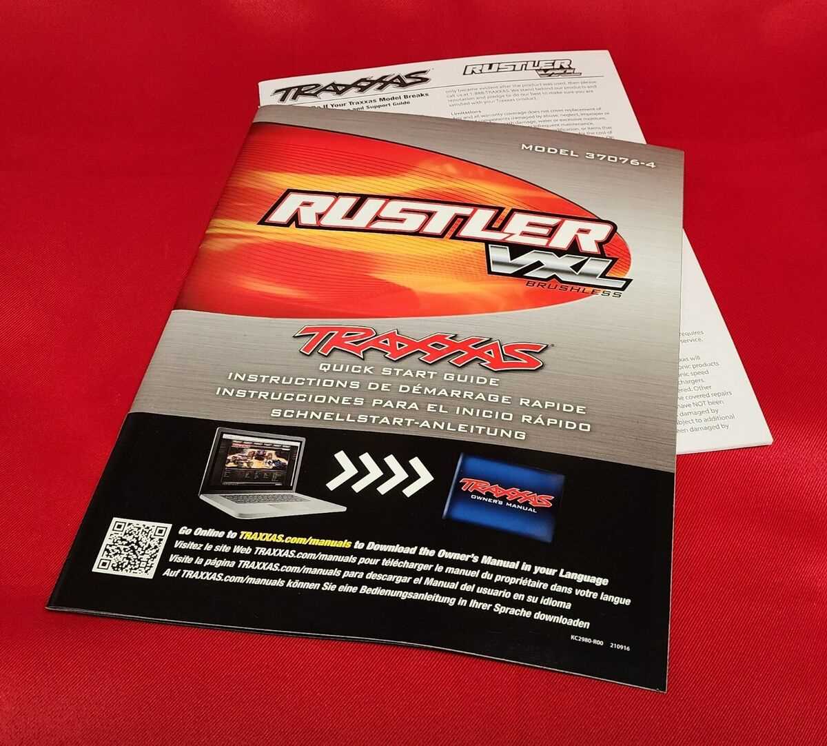 traxxas rustler instruction manual