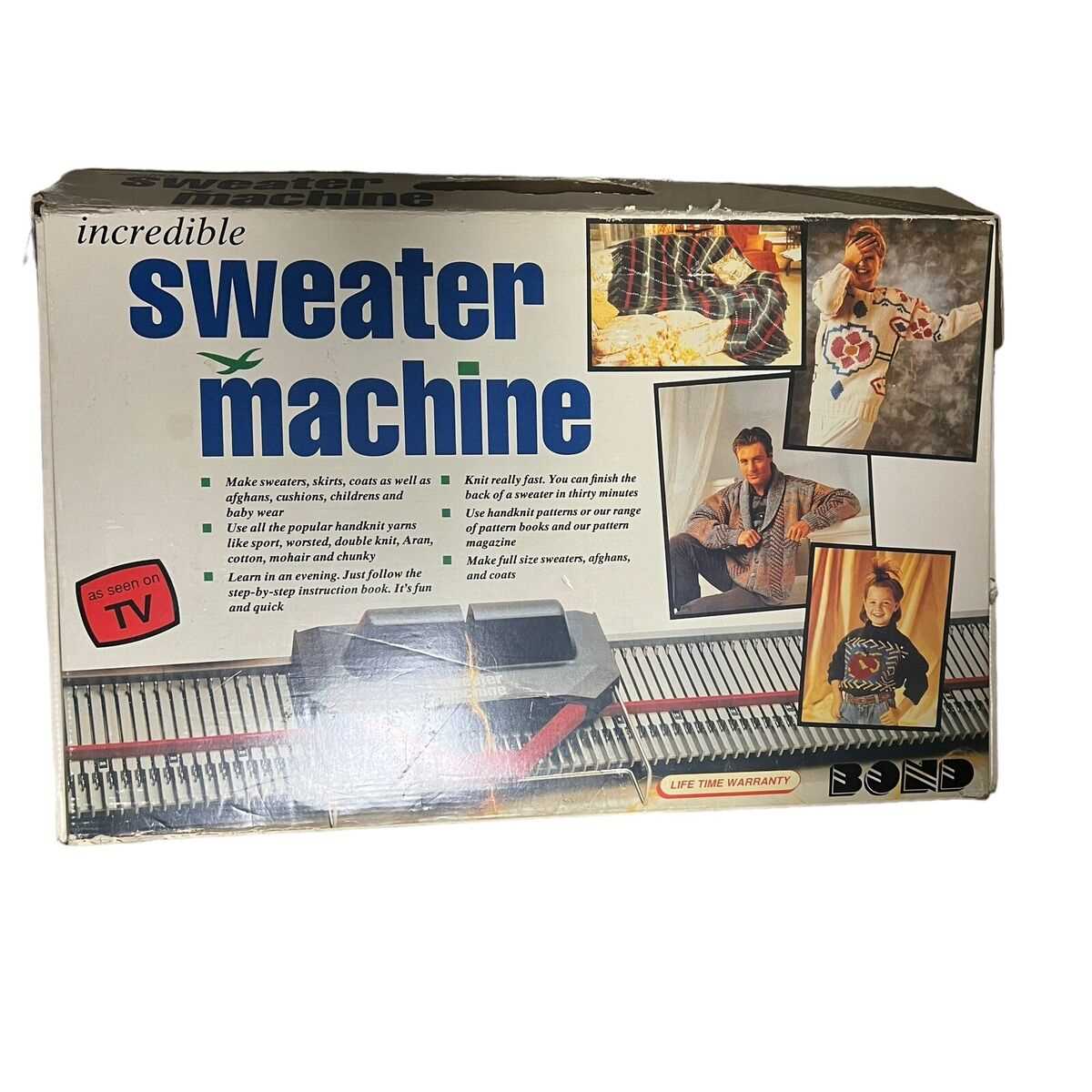 ultimate sweater machine instruction manual