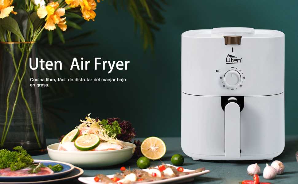 uten air fryer instruction manual