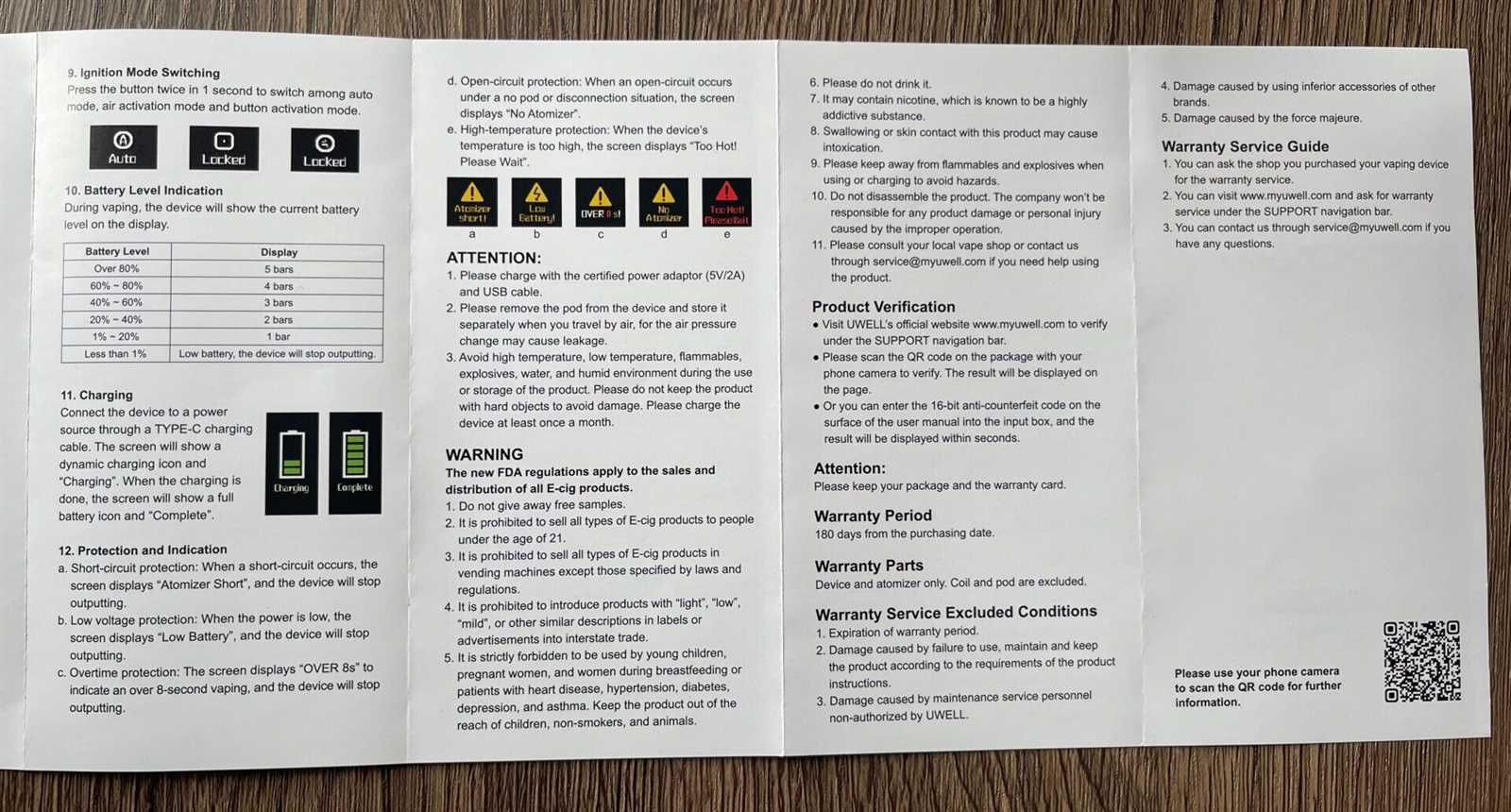 uwell crown 4 instruction manual