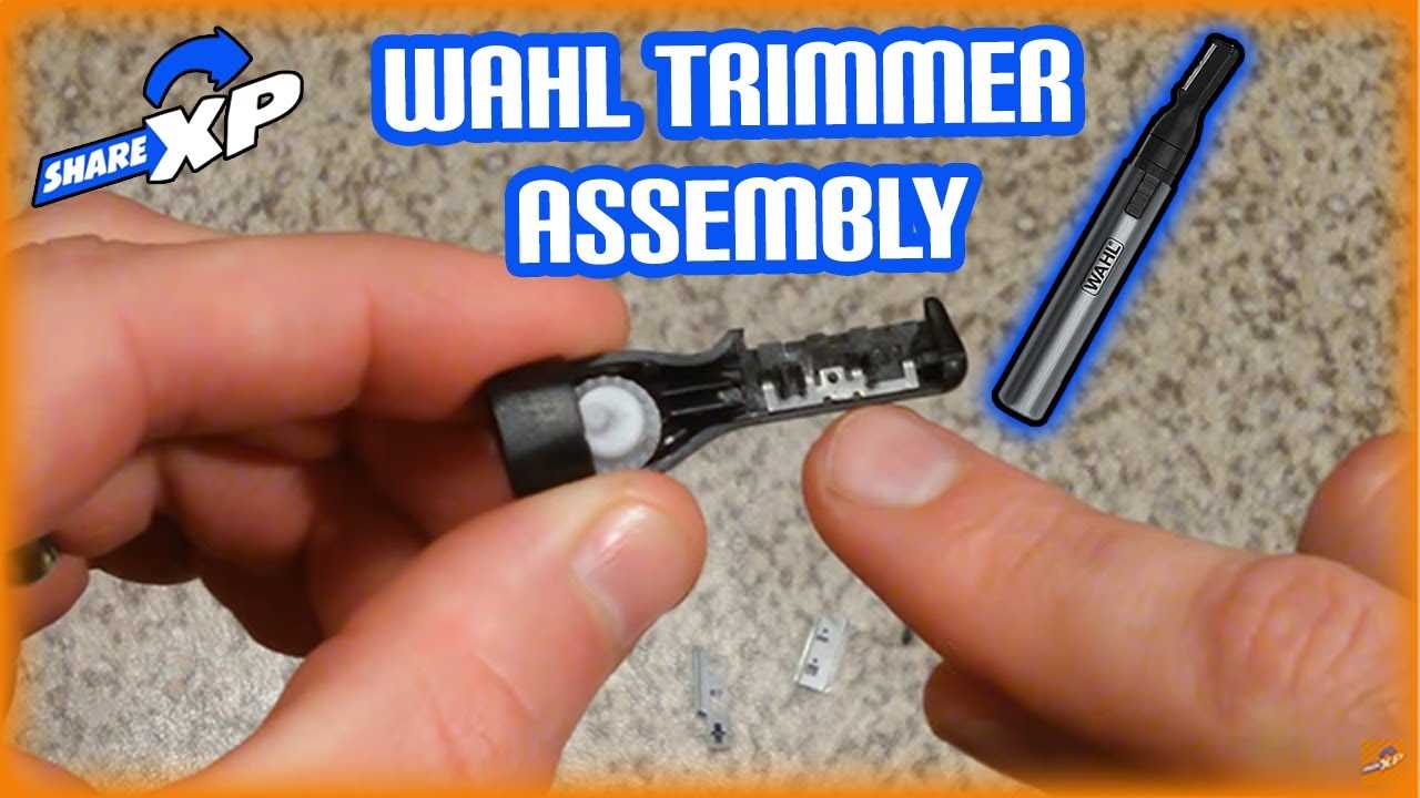 wahl beard trimmer instruction manual