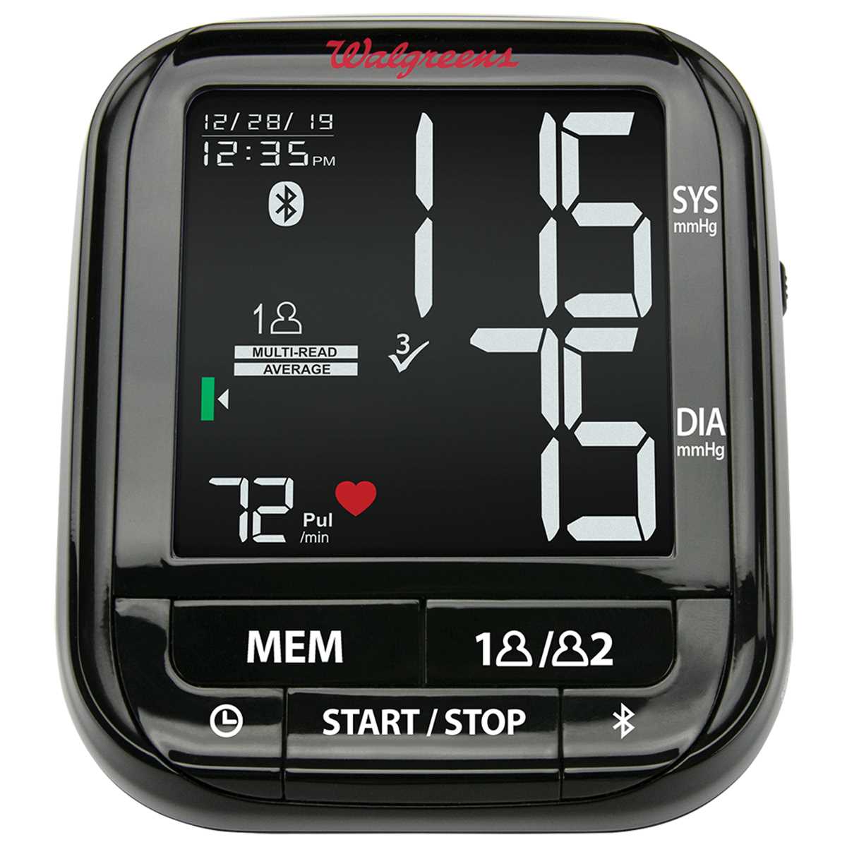 walgreens automatic arm blood pressure monitor instruction manual