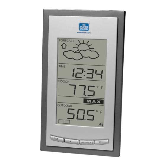 weather channel weather station instruction manual